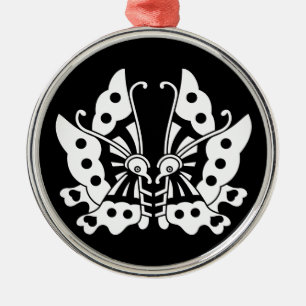 池田対い蝶 METAL TREE DECORATION