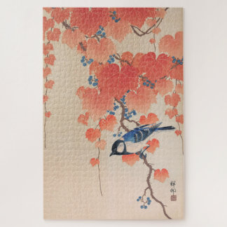 浮世絵パズル ukiyoe 小原古邨 「桐に四十雀」 ジグソーパズル jigsaw puzzle