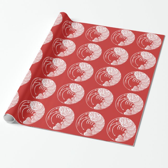 海老の丸 WRAPPING PAPER (Unrolled)