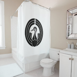 熨斗鶴の丸 SHOWER CURTAIN