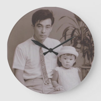 父 と LARGE CLOCK