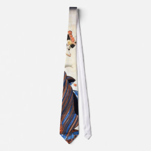 猫と女, 国芳 Cat and Woman, Kuniyoshi, Ukiyo-e Tie