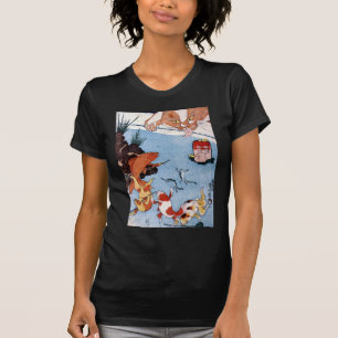 猫と金魚, 国芳 Cat and Goldfish, Kuniyoshi, Ukiyo-e T-Shirt