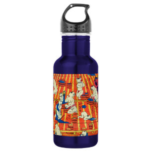 猫のおぶうや, 作者不詳 Hot spring of The Cat, Author unknown 532 Ml Water Bottle