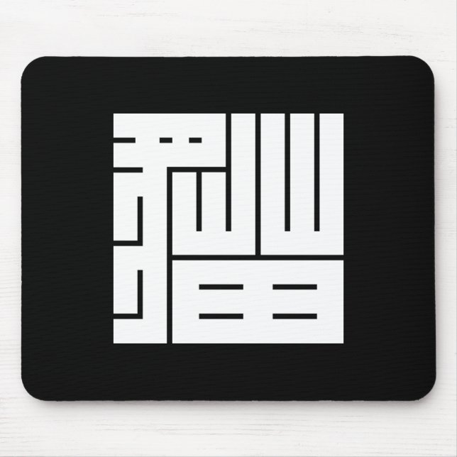 猫の角字 MOUSE PAD (Front)