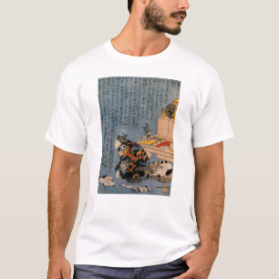 猫好きな絵師の自画像, 国芳 Painter who likes Cats, Kuniyoshi T-Shirt