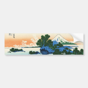相州七里浜,北斎 View Mt.Fuji from Shichirigahama, Hokusai Bumper Sticker
