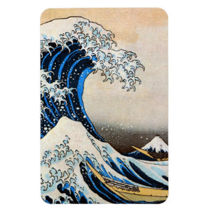 神奈川沖浪裏, 北斎 Great Wave, Hokusai, Ukiyo-e Magnet