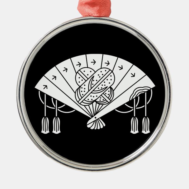 秋田扇 METAL TREE DECORATION (Front)