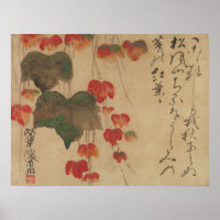 秋蔦, 乾山 Autumn Ivy, Kenzan, Japan Art