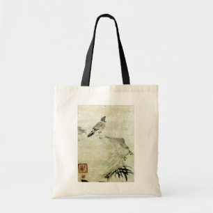 竹と雀, 可翁 Sparrow and Bamboo (detail), Kao Tote Bag