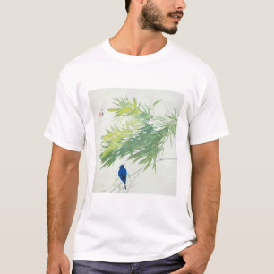 竹に青鳥, 栖鳳 Bamboo and Blue bird, Seihō, Japanese Art T-Shirt