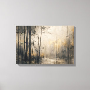 竹取物語・月の器 — KŌAN (Landscape) Canvas Print
