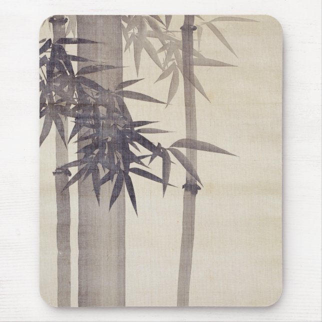 竹, 其一 Bamboo, Kiitsu, Japan Art Mouse Pad (Front)