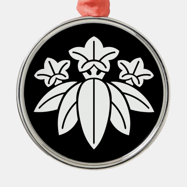 笹龍胆 METAL TREE DECORATION (Front)