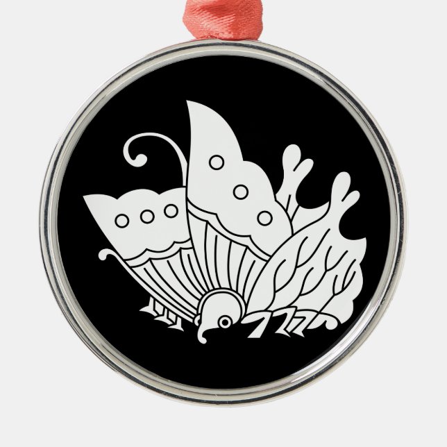 織田蝶 METAL TREE DECORATION (Front)