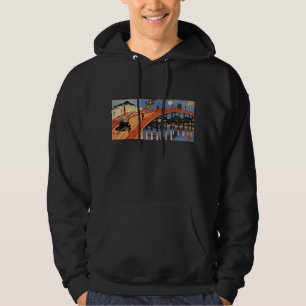義経と弁慶, 国芳, Yoshitsune & Benkei, Kuniyoshi, Ukiyo-e Hoodie