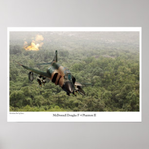 航空芸術ポスター「F-4 Phantom II」 Poster