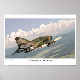 航空芸術ポスター「F-4 Phantom II」 Poster