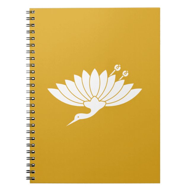 菊鶴 SPIRAL NOTEBOOK (Front)