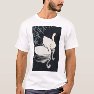 葦にガチョウ, 古邨 White Goose, Koson, Ukiyo-e T-Shirt
