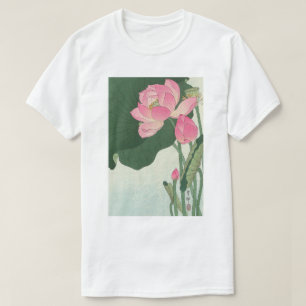 蓮の花, 小原古邨 Lotus flower, Ohara Koson, Ukiyo-e T-Shirt