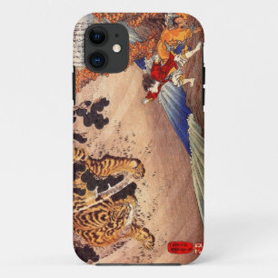 虎と闘う少年, Boy Fights Tiger, Kuniyoshi, Ukiyo-e Case-Mate iPhone Case