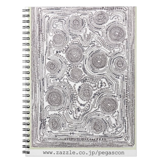 「輪っかが１４個」ノート SPIRAL NOTEBOOK (Front)