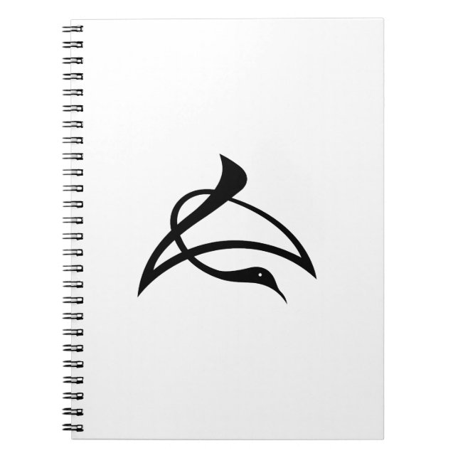 長の字鶴 SPIRAL NOTEBOOK (Front)