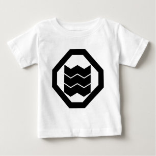 隅切り角に縮み三 BABY T-Shirt