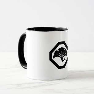 隅切り角に銀杏鶴 MUG