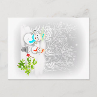 雪だるま POSTCARD