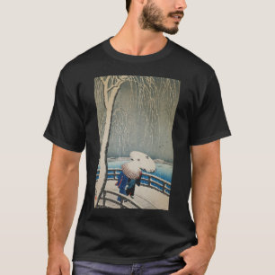雪に傘, 古邨 Umbrellas in Snow, Koson, Ukiyo-e T-Shirt