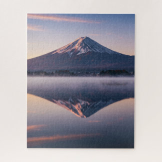 静寂の富士山 - 湖面に映る幻想的な風景 JIGSAW PUZZLE