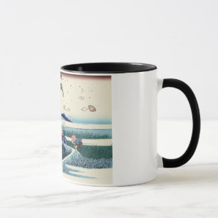 駿州江尻, 北斎 View Mt.Fuji from Ejiri, Hokusai, Ukiyo-e Mug