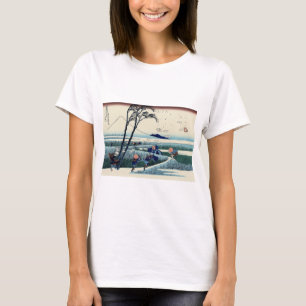 駿州江尻, 北斎 View Mt.Fuji from Ejiri, Hokusai, Ukiyo-e T-Shirt