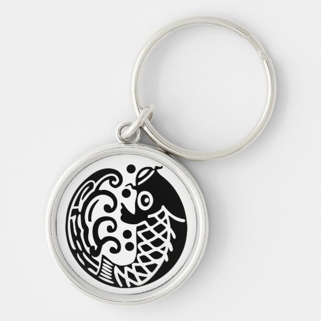 鯉に波 KEY RING (Front)