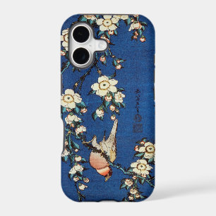 鳥と枝垂桜, 北斎 Bird and Weeping Cherry Tree, Hokusai