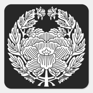 鷹司牡丹(縄文の研究) SQUARE STICKER