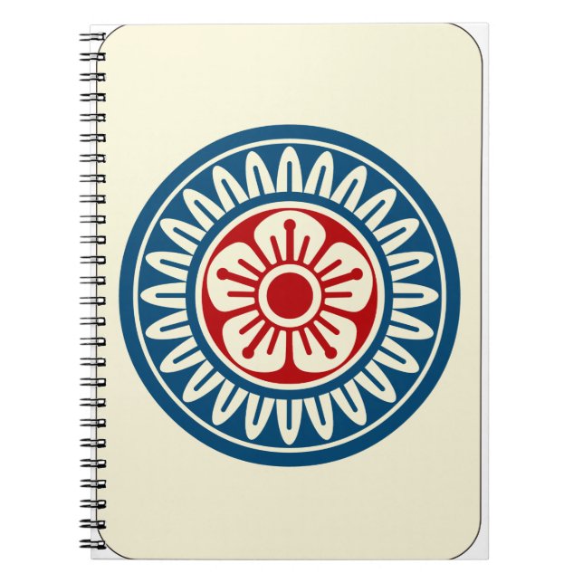 麻雀牌 1筒 / ONE OF CIRCLES -MAHJONG TILE- NOTEBOOK (Front)