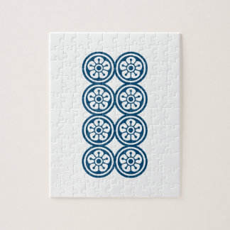 麻雀牌 8筒 / EIGHT OF CIRCLES -MAHJONG TILE- JIGSAW PUZZLE