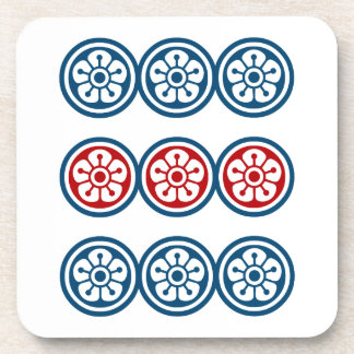 麻雀牌 9筒 / NINE OF CIRCLES -MAHJONG TILE- COASTER