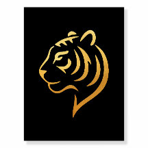 黄金の虎 Gold Tiger Japanese Minimalist
