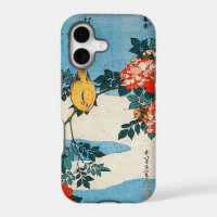 黄鳥と薔薇, 北斎 Yellow Bird and Rose, Hokusai, Ukiyo-e