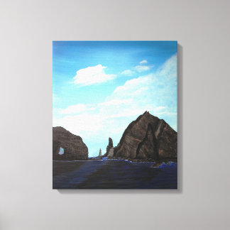 아름다운 독도 Dokdo Main Island Korean Landmark Canvas Print