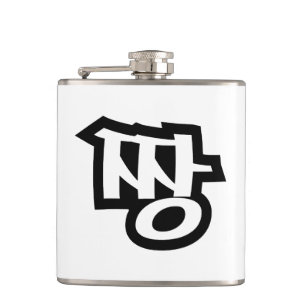 짱 JJANG - The BEST ~ Korean Slang Hangul Language Hip Flask