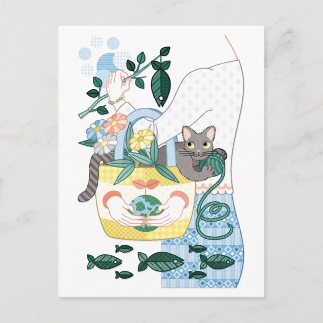 Ｎ・ＥＣＯＢＡＧ POSTCARD (Front)