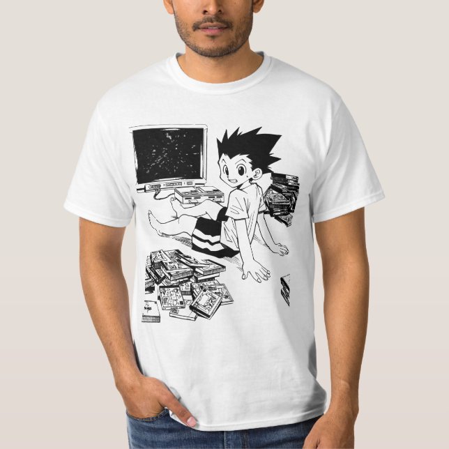 𝙢𝙖𝙣𝙜𝙖 𝙨𝙩𝙪𝙛𝙛 hunter x hunter T-Shirt (Front)