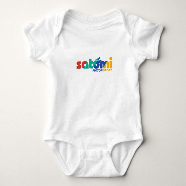𝙩𝙚𝙖𝙢 𝙨𝙖𝙩𝙤𝙢𝙞 BABY BODYSUIT (Front)