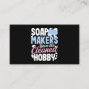 Search for makers business cards Soap making